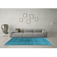 thumbnail image 3 of Ahgly Company Indoor Rectangle Oriental Light Blue Industrial Area Rugs, 6' x 9', 3 of 4