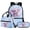 Blue Star Elephant, variant on Psesaysky Cute Fire Dragon School Backpack for Girls 17 Inch Book Bag +Lunch Bag +Pencil Case 3 Pcs Backpack Set Schoolbag for Kids Boys Back To School Bookbag Kawaii Daypack
