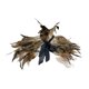 thumbnail image 4 of Bufanda de plumas góticas para el hombro, accesorio fotográfico cómodo, chal de plumas con amuleto Marrón, 4 of 9