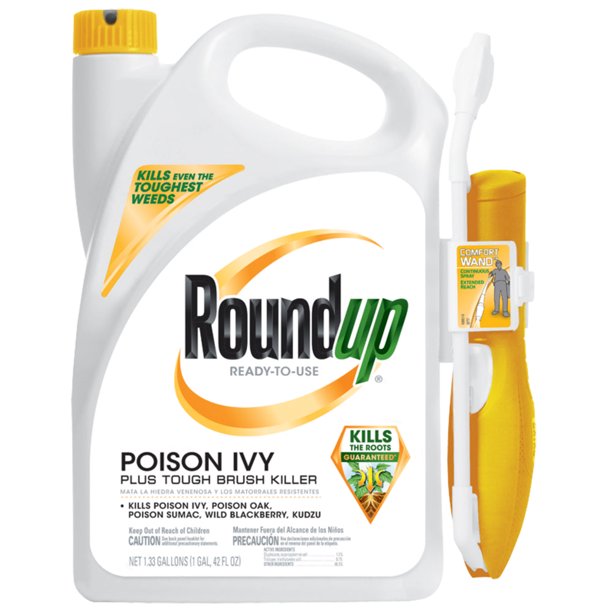 New Roundup 5203910 ReadytoUse Poison Ivy Plus Tough Brush Killer, 1.
