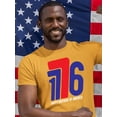 thumbnail image 2 of 1776 Happy Birthday Of America T-Shirt Men -Image by Shutterstock, Male 5X-Large, 2 of 4