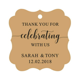 Wedding Tags-Thank You Tags-Guest Bag Tags – Poetic Twist