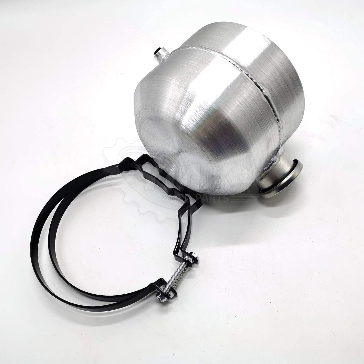 1.5 Gallon 8 x7.5" Spun Aluminum Gas Tank / Fuel Tank 1/4 NPT Outlet Center Fill