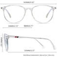 thumbnail image 5 of KANASTAL Blue Light Blocking Glasses Men - Blue Light Glasses Women Comfort Fit for Gaming Computer Screen Use Cupronickel Temples TR90 Transparent Frame, 5 of 6