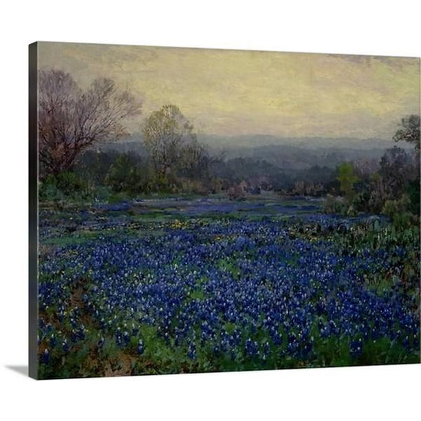 Field Of Bluebonnets By Julian Onderdonk Field Of Bluebonnets Julian Onderdonk Classic Art Canvas Art Print Walmart Com Walmart Com