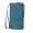 Blue, variant on Men's and Women's Slim RFID Blocking Vertical Leather Wallet with Loose for Secure Daily Use