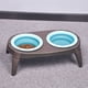 thumbnail image 5 of Cuenco plegable para mascotas, cuenco doble de silicona plegable, cuenco para mascotas, cuenco de agua para perros de viaje doble, durabilidad mejorada, 5 of 5