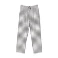 thumbnail image 6 of Uemuo Airplane Pattern Men's Wide Leg Palazzo Lounge Pants with Pockets Light Weight Loose Comfy Casual Pajama Pants-Small, 6 of 9