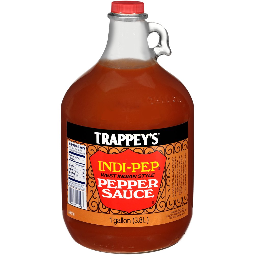 Trappey's® IndiPep® West Indian Style Pepper Sauce 1 gal. Jug