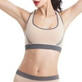 thumbnail image 4 of DuoJiaJ Women's Bra Without Underwire Comfortable Bustiers Top Non Wired Soft Bra Sleep Nursing Sports Bralette In Many Colours T-Shirt Bras Beige, 4 of 4
