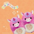 thumbnail image 6 of Squishmallow Lola The Unicorn  Dual Sizes Girls Slippers. (Little Kids), Tie Dye Purple, 2-3, 6 of 6