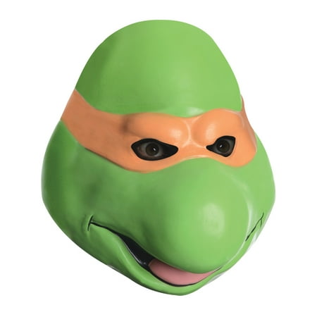 Michelangelo Mask - Original Overhead Michelangelo Adult Costume Mask