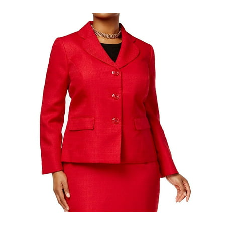 Le Suit Suits & Blazers - Le Suit Scarlet Womens Tweed Three Button ...