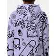 thumbnail image 4 of The Simpsons, Boys' & Big Boys' Graphic Hoodie, Bart Graffiti, Sizes 4-18, 4 of 7