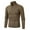 Brown, variant on Stamzod Mens Long Sleeve Shirt Plus Size Men Clothes Fashion Solid Color Trendy Shirts Quarter Zip Pullover Men Shirts Tops