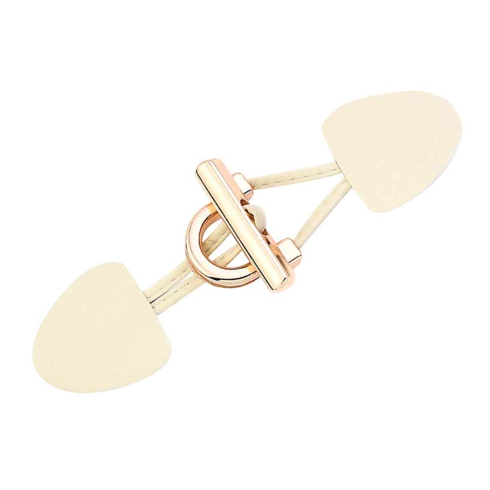 Coat Buttons Closure Leather Toggle Toggles Buckle Horn Sew Button