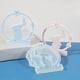 thumbnail image 1 of Portavelas Decorativos Circulares con Conejos Besando Mariposas | Ideales para Decoración Del Hogar, Mesas y Repisas | Reutilizables y Fáciles de Usar | Fabricados En Silicona Duradera | 1 Unidad, 1 of 7