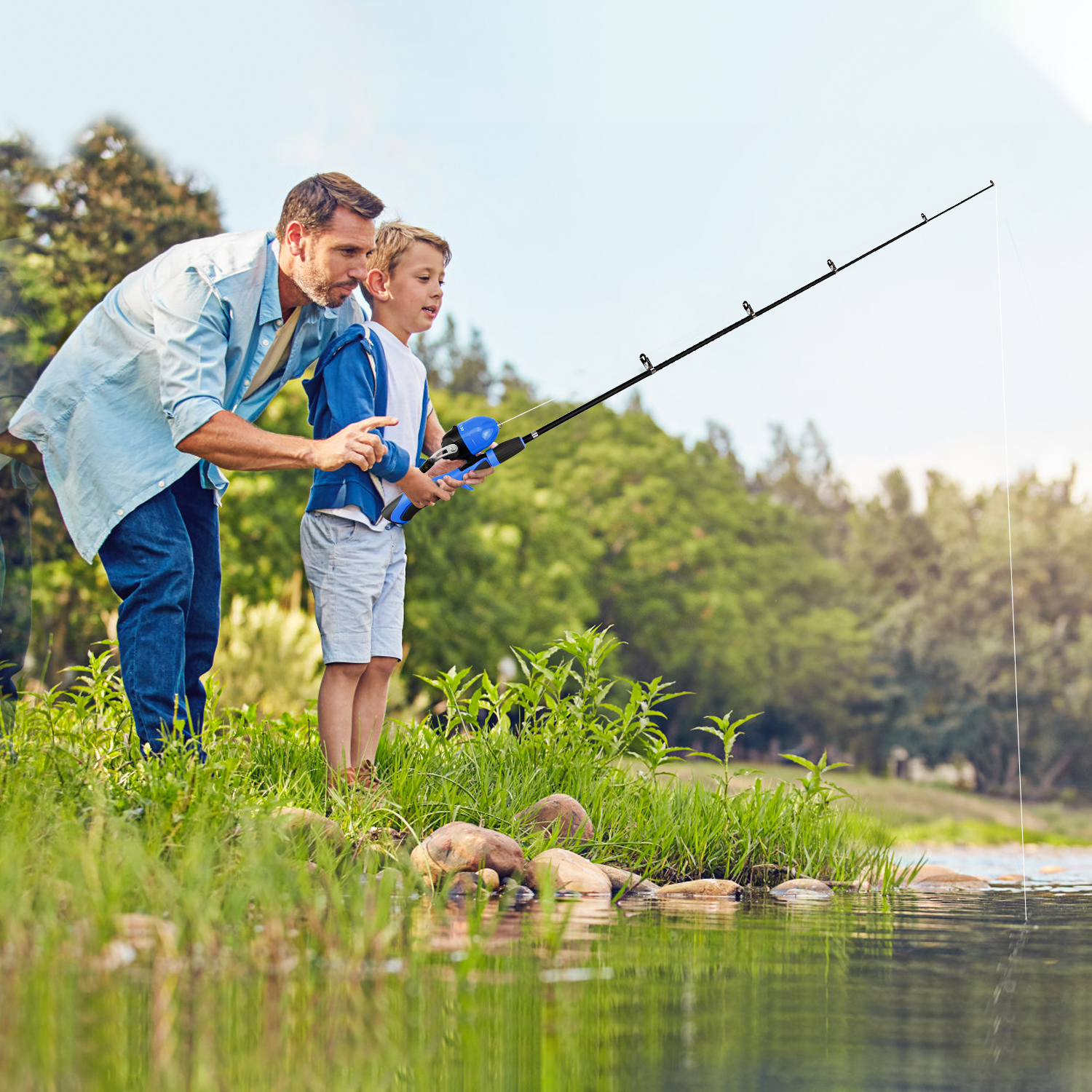 Urban Deco Kids Fishing Rod and Reel Combo Kit photo 4