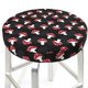 thumbnail image 3 of Balery Cartoon Mushroom Fundas de asiento para taburete de bar redondo de tela de terciopelo ajustables que protegen de arañazos y manchas para sillas de 14 a 17 pulgadas.-13 inch, 3 of 7