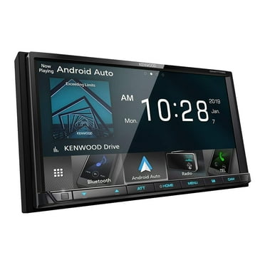 Kenwood DMX7706S 6.95-Inch Double-Din In-Dash Digital Media Receiver with Bluetooth, Apple CarPlay, roid Auto and SiriusXM Ready