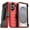 Red Black, variant on Samsung Galaxy S25 FE (2025) Defender Case, Black