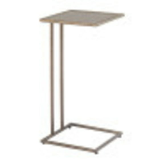 Ringen Side Table Bronze End Table, Modern Style, Mirror Glass square shape tabletop, Steel, Indoor Living