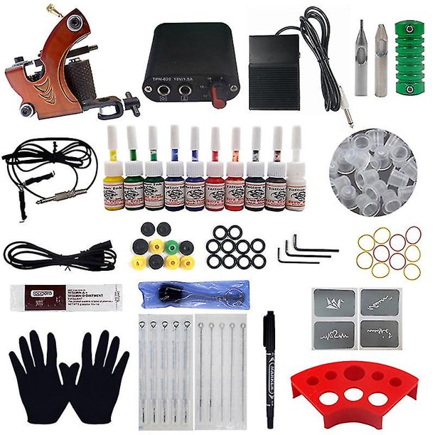 Kit S Pistola Con Mangos De Tinta Art Tools Set Accesorios