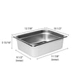 thumbnail image 2 of Excellante half size X 4" PAN 25 gauge , comes in each, 2 of 2