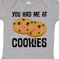 thumbnail image 4 of Inktastic You Had Me at Cookies Boys or Girls Baby Bodysuit, 4 of 5