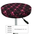 thumbnail image 4 of Round Bar Stool Seat Covers, Vintage Psychedelic Elastic Round Chair Cover Stool Seat Slipcover Bar Stool Cushions Round Pad for 12-14 inch, 4 of 7