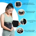 thumbnail image 3 of Wonder Care Abdominal Binder Lower Waist Support Belt After C Section delivery for Women Slim Support Elastic Maternity Tummy Waist Belly Trimmer Fat Burner Post Natal Operative Belt-XL, 3 of 5