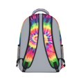 thumbnail image 3 of Tie Dye Popular Art Backpack for School,Schoolbag with Adjustable Shoulder Straps & Padded Back,15.3"x11"x6.7", 3 of 6