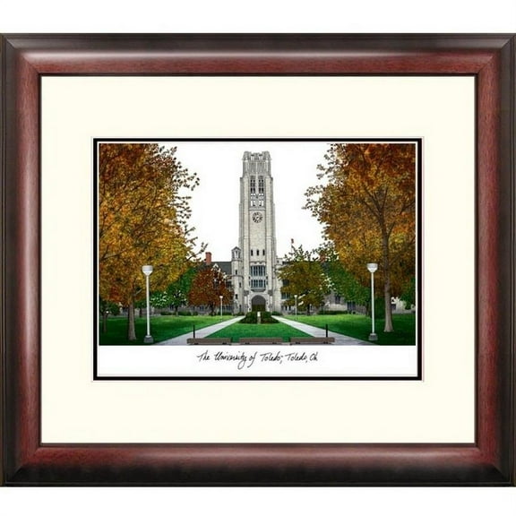 University of Toledo Alumnus Framed Lithograph
