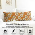 thumbnail image 3 of Floral Body Pillow Cover – Soft & Breathable, Hidden Zipper, 20"x54", Vintage Wildflower & Botanical Print with Butterflies & Bees – Gift for Side Sleepers, Pregnancy, Farmhouse Decor, 3 of 7