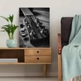 thumbnail image 5 of Acoustic Guitar Headstock Canvas Print, Wall Art for Living Room, Bedroom, Music Room, Cafe, Studio, Office, Bar, 5 of 8