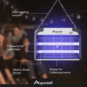 Aspectek 20W Electronic Bug Zapper, Insect Killer, Mosquito Control, Mosquito Zapper, Mosuiqto Killer, Fly Zapper, Fly Killer for Indoor Residential & Commercial