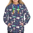thumbnail image 4 of Hoodies for Women - Funny Cute Panda Comfrt Colour Drawstring Women'S Fashion Hoodies & Sweatshirts, Fall Outfits Clothes for Women 2024 Pullover with Kangaroo Pocket, 4 of 7
