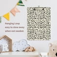 thumbnail image 2 of ALAZA Plastic Clipboard A4 Letter Size Decorative Clipboards for Students Women Men 9" x 12.5" Leopard Beige, 2 of 6