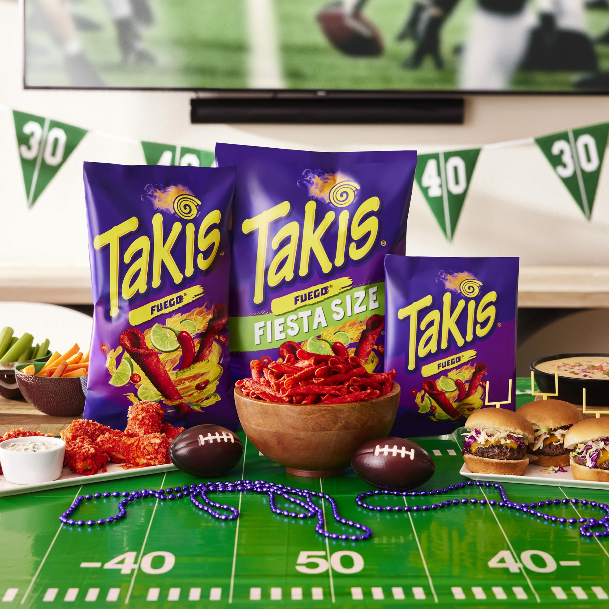 Takis Fuego 9.9 oz Sharing Size Bag, Hot Chili Pepper & Lime Rolled Tortilla Chips