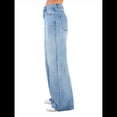 thumbnail image 3 of Pantalones Vaqueros Boyfriend de Pierna para Mujer, de Pierna Recta, de Tiro Bajo, Holgados e Informales. Azul Oscuro L, 3 of 8