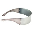 thumbnail image 3 of grinderPUNCH 80s Future Cyberpunk Visor Sunglasses with Cyclops Mirrored Lens Futuristic Style Men and Women, 3 of 5