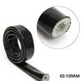 thumbnail image 5 of Black 3ft Fire Armor Sleeve Heat Shield 10mm ID For 6AN Oil Fuel Hydraulic Lines, 5 of 5