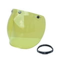 thumbnail image 1 of Motorcycle - -Scratch Lens Retro Bubble Visor Wind Lens Universal for Standard 3-Snap Open Face, 1 of 7