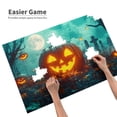 thumbnail image 4 of 1000 PCS Moonlit Pumpkin Lantern 1000 Piece Wooden Puzzles,Stunning Artwork Of Adults,Classic Holiday Gifts,Exquisite Moonlit Pumpkin Lantern Stress Relieving Puzzle 1000 Piece,For Puzzle Lovers Gift, 4 of 6