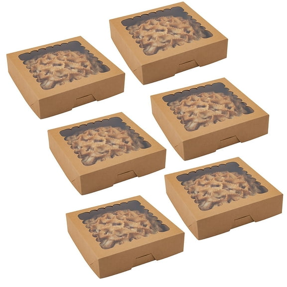 Fun Express Kraft Paper Pie Treat Boxes Bulk 48 Pc