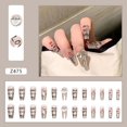 thumbnail image 4 of Fake Nail Style Sweet Cool Caramel Milk Card Color Wearing Finished Pr GX P0J0, 4 of 9