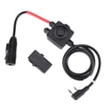 thumbnail image 2 of PTT Adapter, Black Plastic Earphone PTT Adapter Belt Clip Easy Connect  for Z-TAC Series, 2 of 8