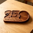 thumbnail image 6 of 250th Anniversary Snack Platter - Serving Tray, Commemorative 1776-2026 Charcuterie Board for Independence Day Patriotic Celebrations Perfect for Home Kitchen Table Centerpiece, Holiday Party, 6 of 7