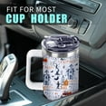 thumbnail image 4 of Halloween Tumbler with Handle All Hallows'' Eve Gifts for Women Men - 40oz Halloween Tumbler with Lid and Straw - All Hallows'' Eve Present with Glost Pumpkin Spider Bat for Kids, 4 of 6