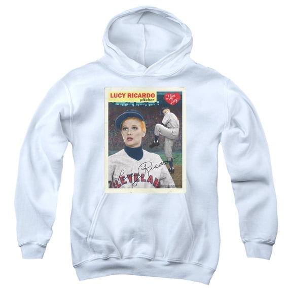 I Love Lucy - Trading Card - Youth Hooded Sweatshirt - Medium